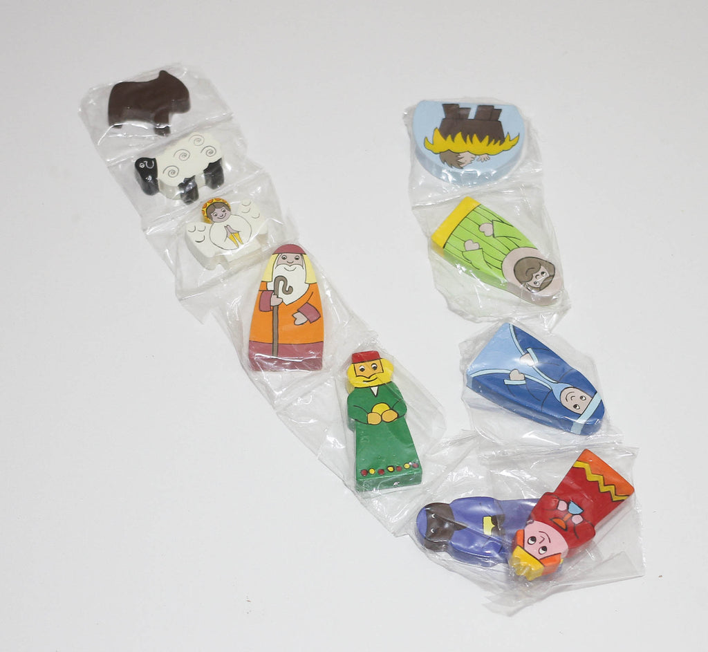 5x Seturi Figurine din Lemn in Tema Nasterii lui Isus