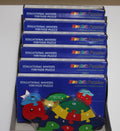 6x Puzzle din Lemn in Forma de Broasca Testoasa
