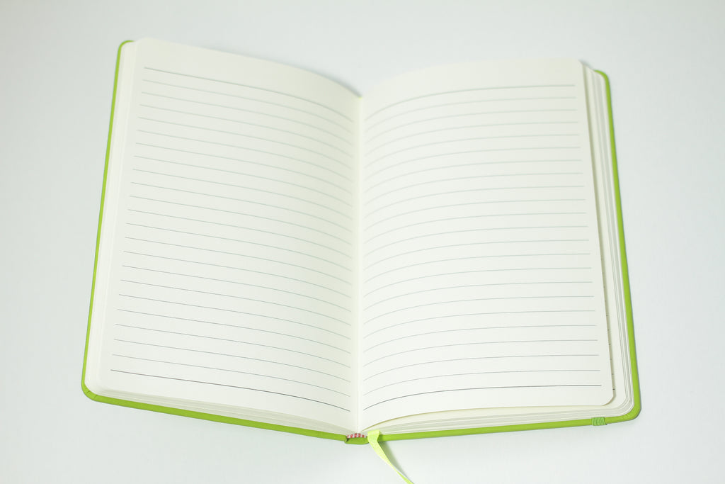 2x Cutii cu 25x Notebooks cu Elastic - A5 - Verde
